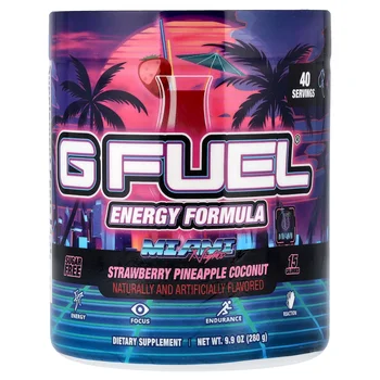Energy Formula, Miami Nights, Strawberry, Pineapple, Coconut, 9.9 oz (280 g)