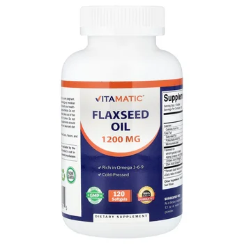 Flaxseed Oil, 1,200 mg, 120 Softgels