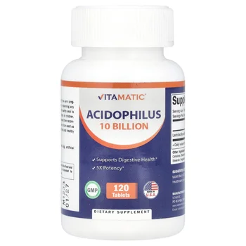Acidophilus, 10 Billion CFU, 120 Tablets