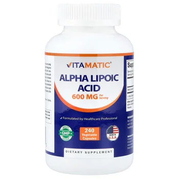 Alpha Lipoic Acid, 240 Vegetable Capsules (300 mg per Capsule)