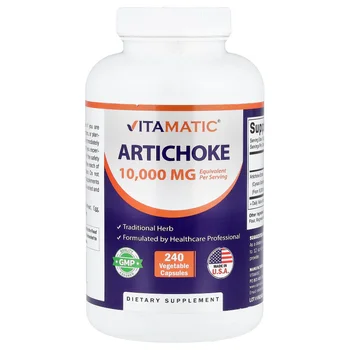 Artichoke, 240 Vegetable Capsules (5,000 mg per Capsule)
