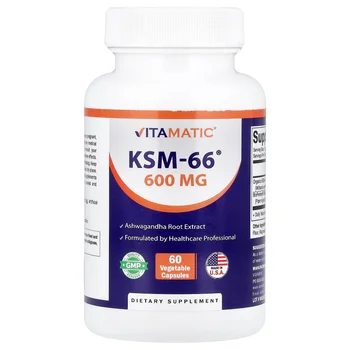 KSM-66®, 60 Vegetable Capsules