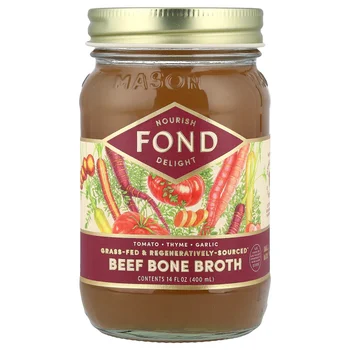 Beef Bone Broth, Tomato & Thyme, 14 fl oz (400 ml)