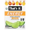 Energy, Organic Mini Bars, Mango Lime Blends, 6 Mini Bars, 0.7 oz (20 g) Each