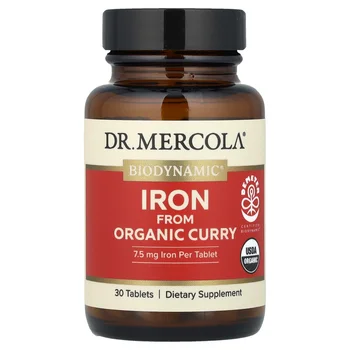 Biodynamic®, Iron From Organic Curry, 30 Tablets