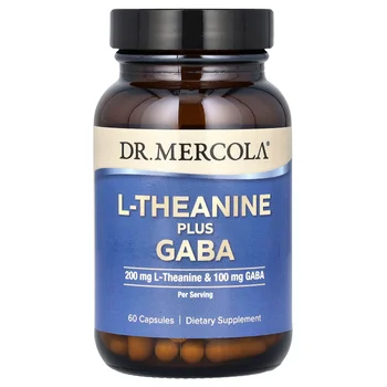 L-Theanine Plus GABA, 60 Capsules