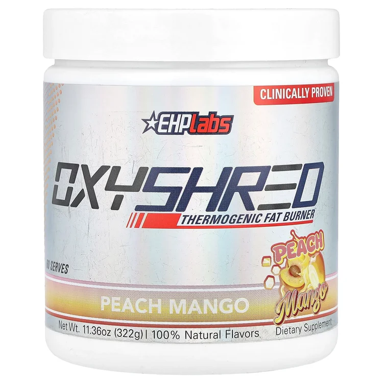 OxyShred, Thermogenic Fat Burner, Peach Mango, 11.36 oz (322 g) image 1