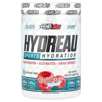 Hydreau Sports Hydration, Raspberry Refresh, 10.58 oz (300 g)