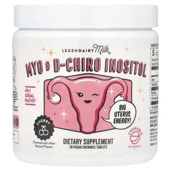 Myo & D-Chiro Inositol, Cherry, 30 Vegan Chewable Tablets