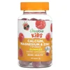 Kids Calcium, Magnesium & Zinc + Vitamin D3 Gummies, Natural Raspberry, 60 Gummies image 1