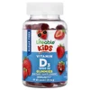 Kids Vitamin D3 Gummies, Sugar Free, Strawberry , 25 mcg (1,000 IU), 60 Gummies image 1