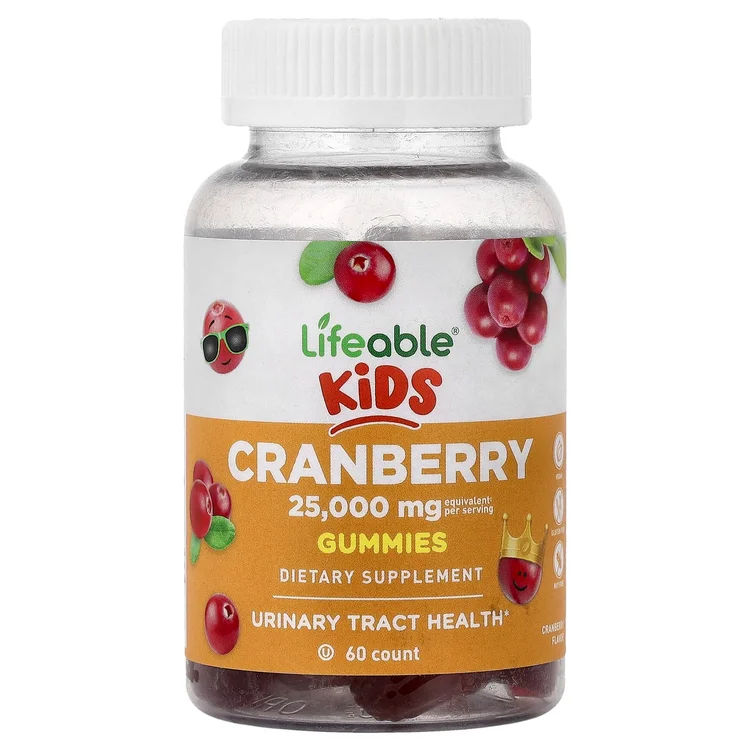 Kids, Cranberry Gummies, 60 Gummies image 1