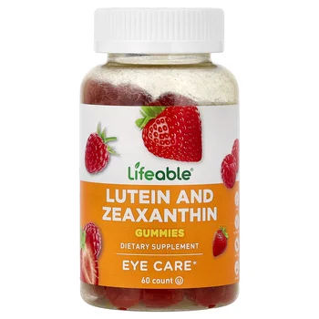 Lutein and Zeaxanthin Gummies, Berry, 60 Gummies