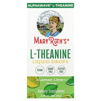 L-Theanine Liquid Drops, Lemon Lime, 2 fl oz (60 ml)