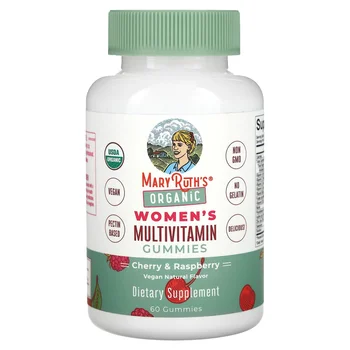 Organic Women's Multivitamin, Cherry & Raspberry, 60 Gummies