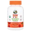 Organic Kids Multivitamin & Postbiotics Gummies, Mixed Berry & Cherry, 60 Gummies image 1