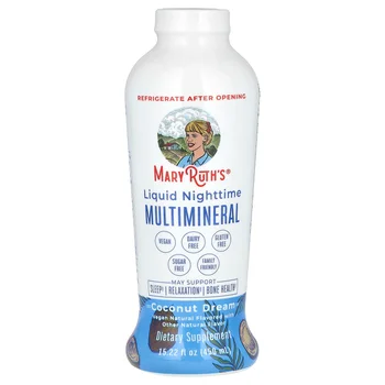 Liquid Nighttime Multimineral, Coconut Dream , 15.22 fl oz (450 ml)