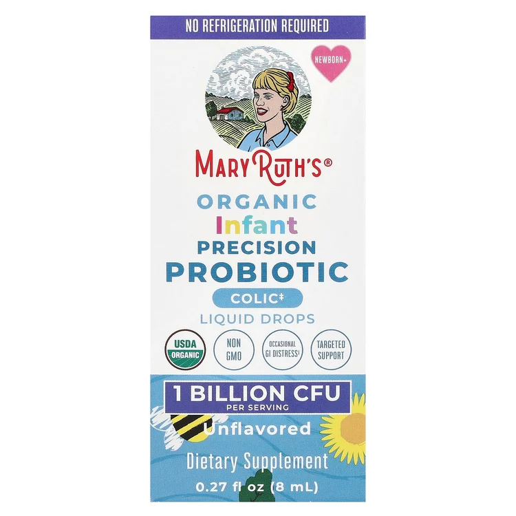 Organic Infant Precision Probiotic, Liquid Drops, Newborn+, Unflavored , 1 Billion CFU, 0.27 fl oz (8 ml) image 1