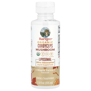 Organic Cordyceps Mushroom Liposomal, Maple Spice, 7.6 fl oz (225 ml)