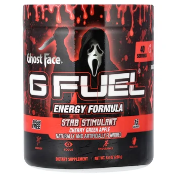 Energy Formula, Ghost Face®, Cherry Green Apple, 9.9 oz (280 g)