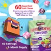 Kids, Super Chews Superfoods, Very Berry Grape, 60 Soft Chews image 4