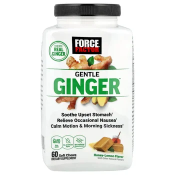 Gentle Ginger™, Honey-Lemon, 60 Soft Chews