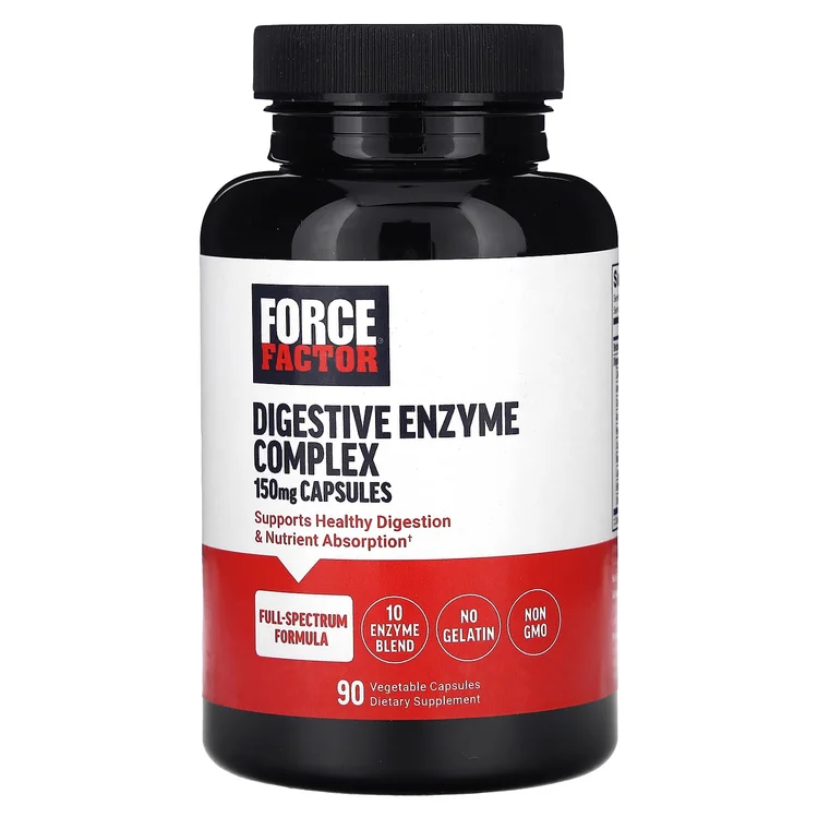 Digestive Enzyme Complex, 150 mg, 90 Vegetable Capsules image 1