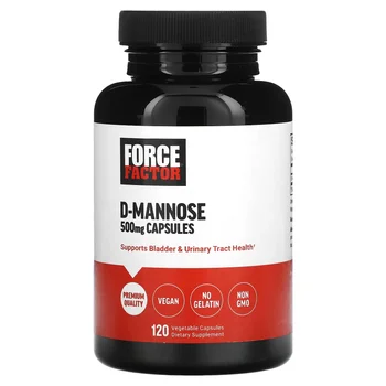 D-Mannose, 500 mg, 120 Vegetable Capsules