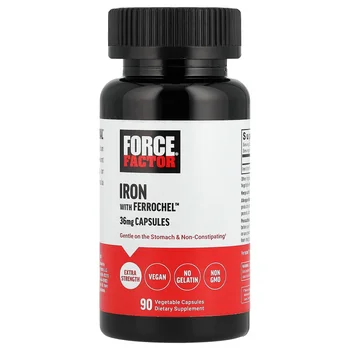 Iron with Ferrochel™, 36 mg, 90 Vegetable Capsules