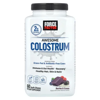 Awesome Colostrum™, Berries & Cream, 60 Soft Chews