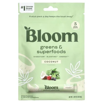 Greens & Superfoods, Coconut, 5 Stick Packs, 0.19 oz (5.44 g) Each