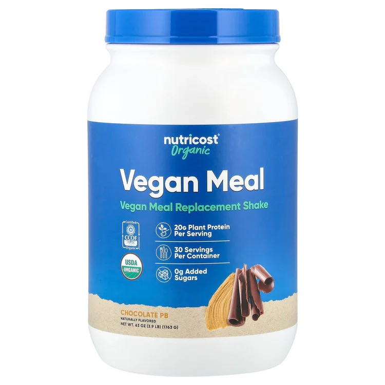 Organic Vegan Meal, Chocolate PB, 3.9 lb (1,763 g) image 1