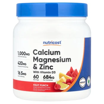 Calcium Magnesium & Zinc with Vitamin D3, 24.4 oz (684 g)