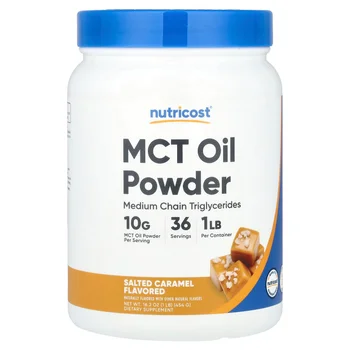 MCT Oil Powder, Salted Caramel , 1 lb (454 g)