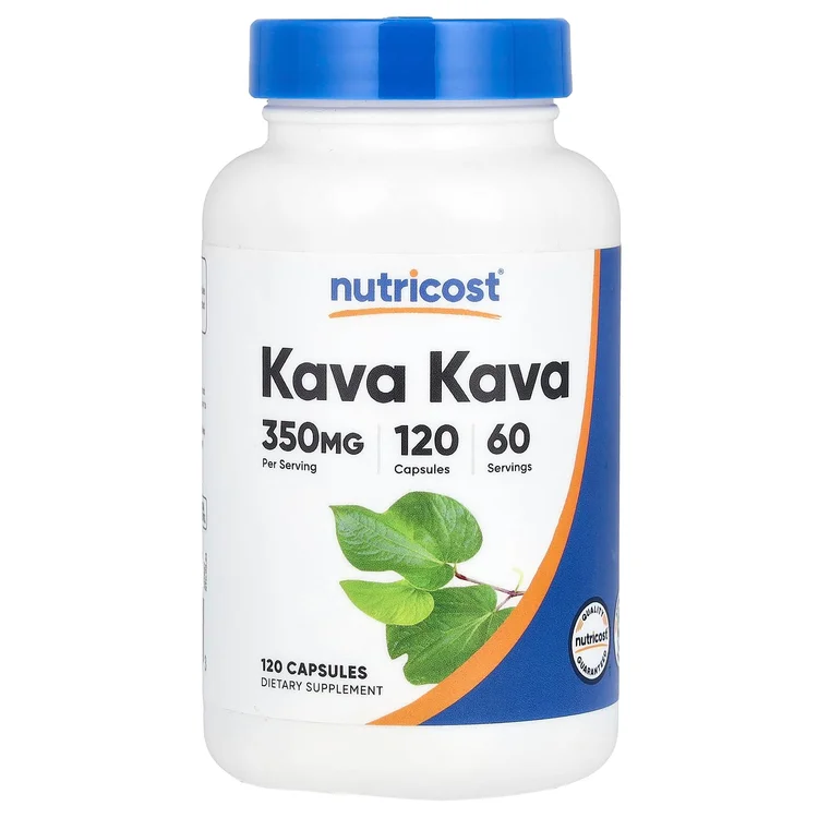 Kava Kava, 350 mg, 120 Capsules (175 mg per Capsule) image 1