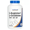 L-Arginine + L-Ornithine, 750 mg, 180 Capsules image 1