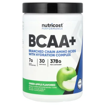 Performance, BCAA+, Green Apple, 13.5 oz (378 g)
