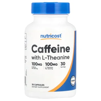 Caffeine With L-Theanine, 30 Capsules