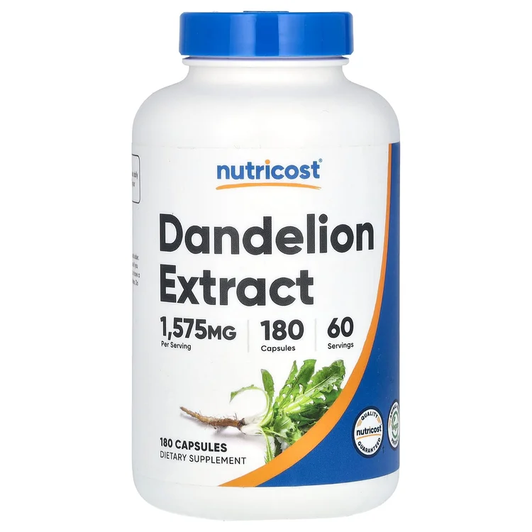 Dandelion Extract, 180 Capsules (525 mg per Capsule) image 1