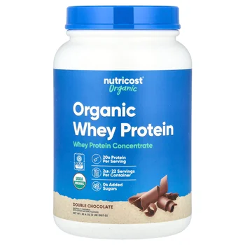 Organic Whey Protein, Double Chocolate, 2 lb (907 g)
