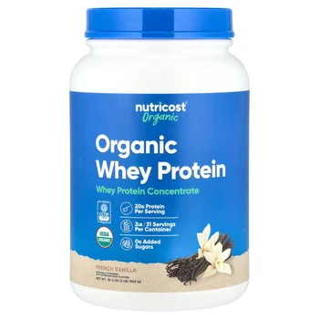 Organic Whey Protein, French Vanilla, 2 lb (907 g)
