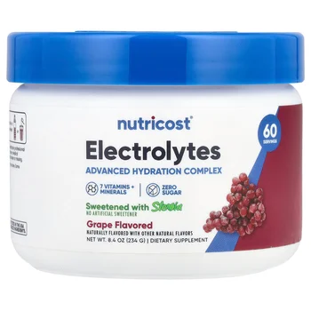 Electrolytes, Advanced Hydration Complex, Grape, 8.4 oz (234 g)
