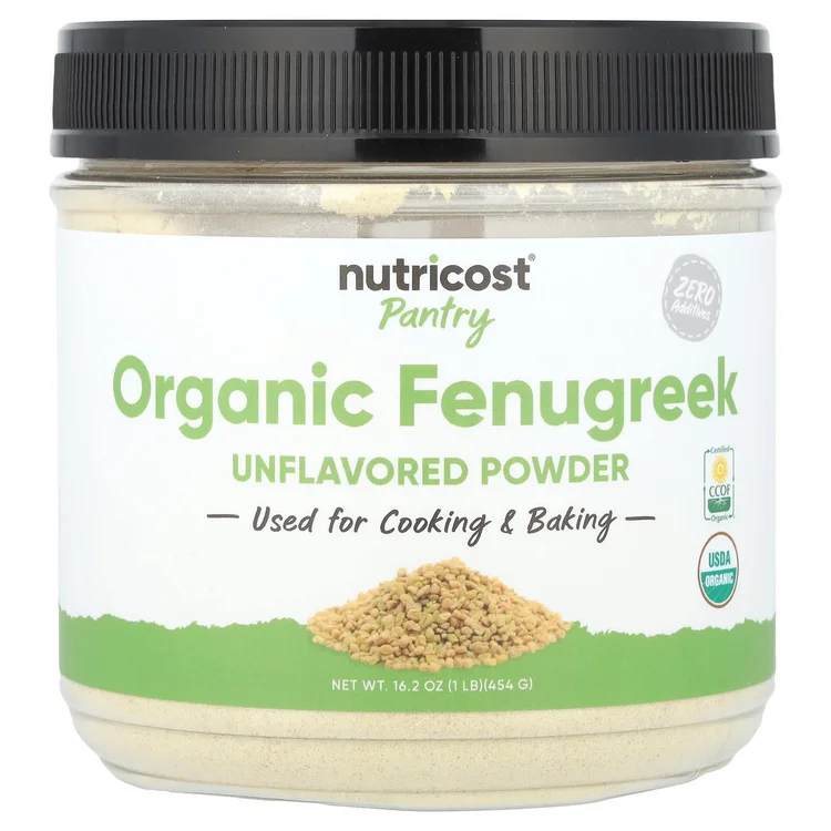 Pantry, Organic Fenugreek Powder, Unflavored , 16.2 oz (454 g) image 1