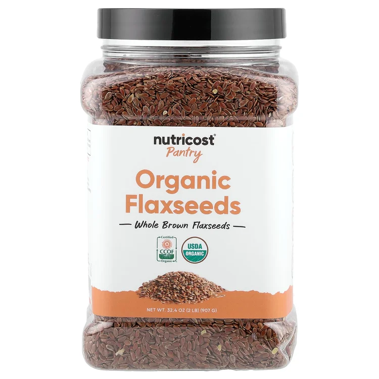 Pantry, Organic Flaxseeds, 32.4 oz (907 g) image 1