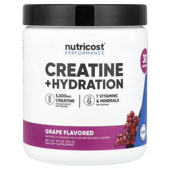 Performance, Creatine + Hydration, Grape, 9.9 oz (276 g)