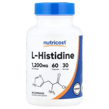 L-Histidine , 60 Capsule (600 mg per Capsule)