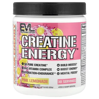 Creatine Energy™, Pink Lemonade, 9 oz (225 g)