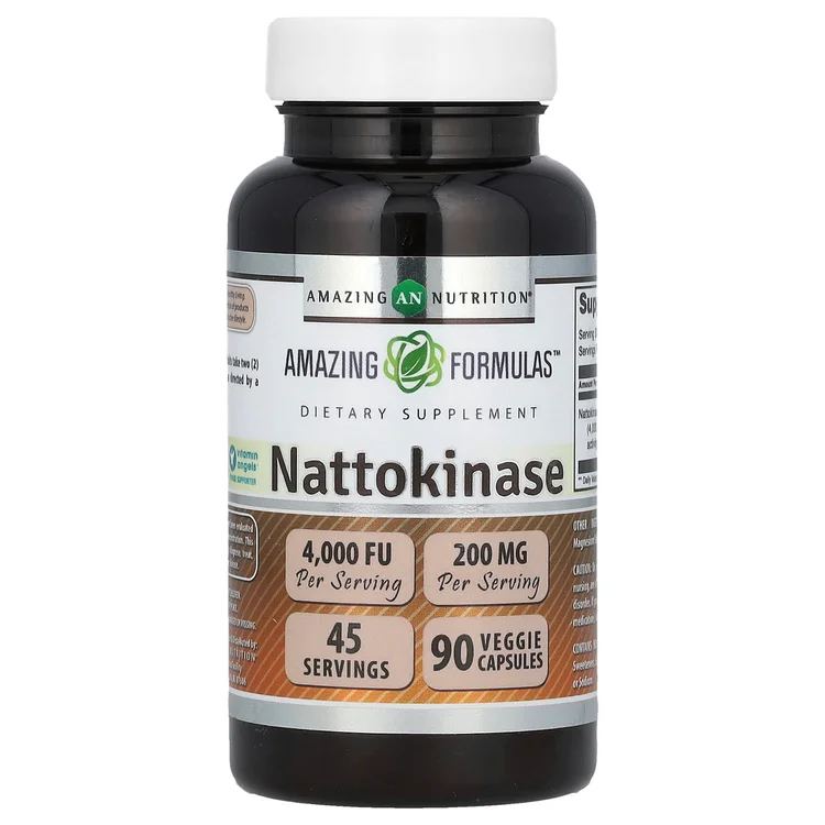 Nattokinase, 90 Veggie Capsules (100 mg per Capsule) image 1