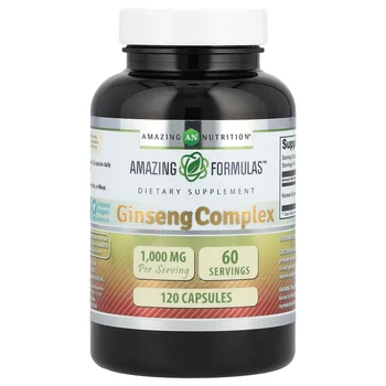 Ginseng Complex, 120 Capsules (500 mg per Capsule)