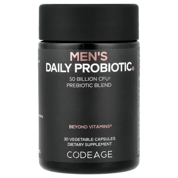 Men's Daily Probiotic, 30 Vegetable Capsules